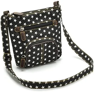Women's Casual Canvas Bag Jeans Tannin Denim Front Pocket Shoulder Bag Small Handbag Tote
