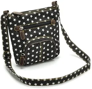 Women's Casual Canvas Bag Jeans Tannin Denim Front Pocket Shoulder Bag Small Handbag Tote