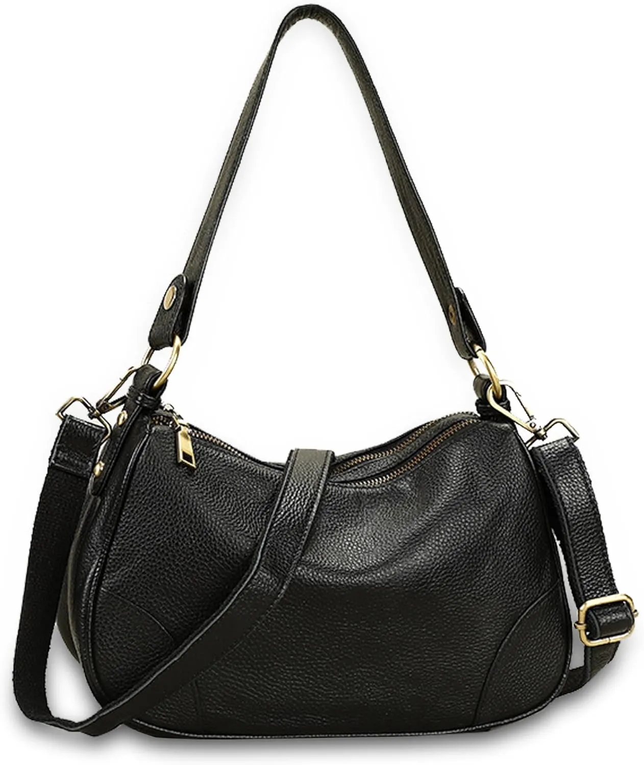 Women's Crossbody Bag Multifunctional Shoulder Bag Fashion Dumpling Bag With 2 Shoulder Straps