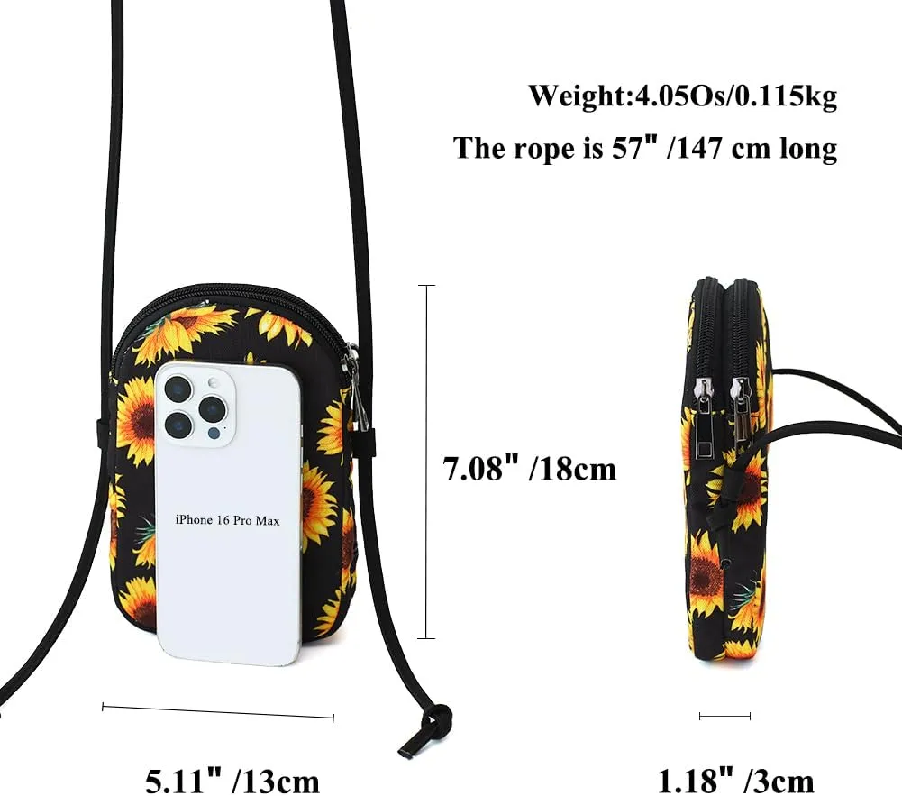 Women's Crossbody Bag - Small Adjustable Strap Shoulder Bag for Travel & Vacation