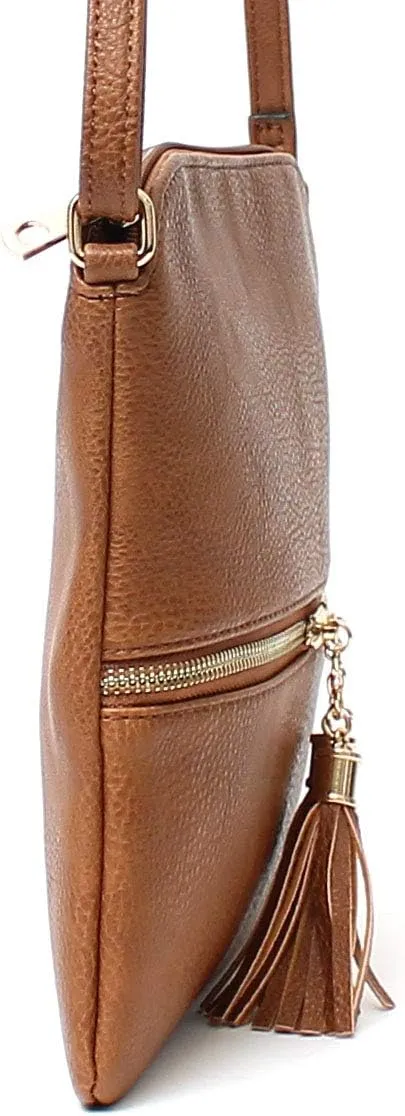 Women's Crossbody Bag with Tassel
