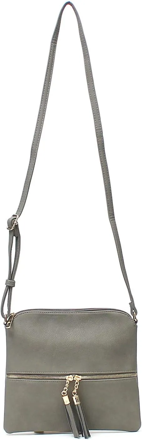 Women's Crossbody Bag with Tassel
