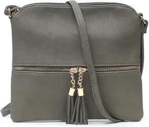Women's Crossbody Bag with Tassel