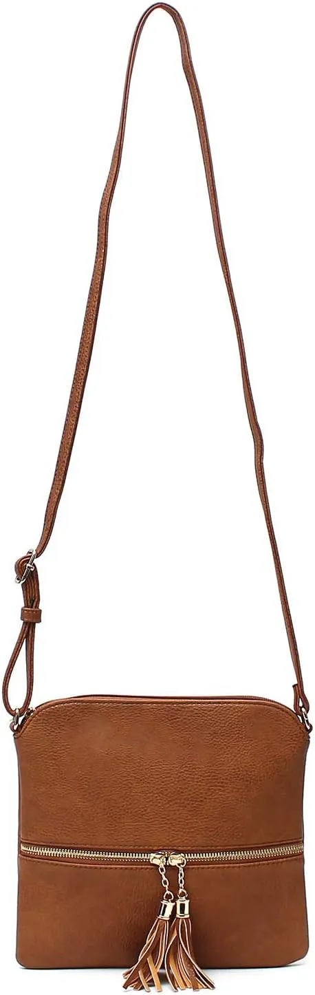 Women's Crossbody Bag with Tassel