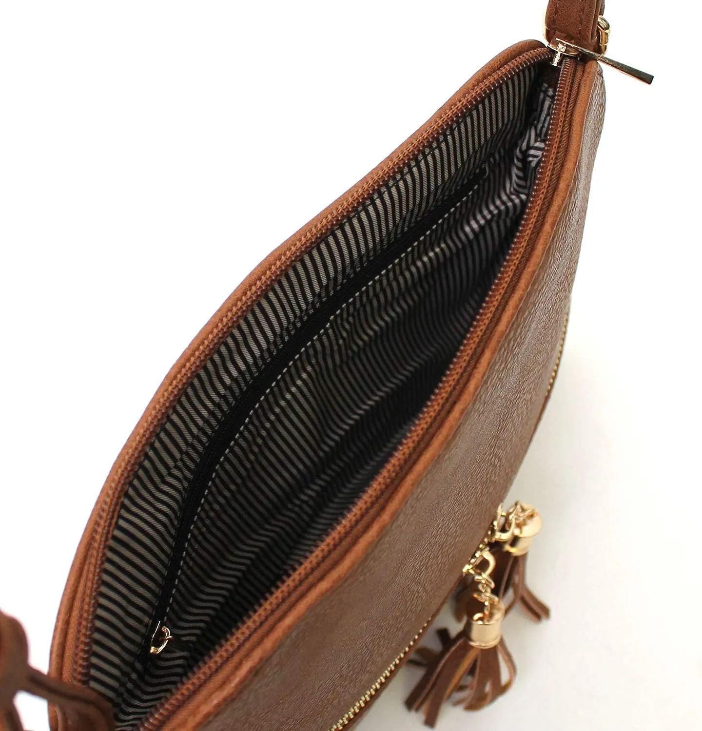 Women's Crossbody Bag with Tassel