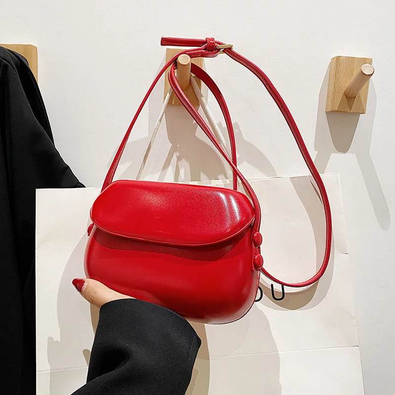 Women's Korean Style Vintage Saddle Summer Stylish Crossbody Bags