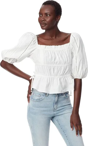 Women's Meadow Pleat Lace Trim Blouse