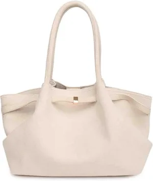 Women's Retro Armpit Shoulder Tote Bag - Large Capacity, Suede Leather