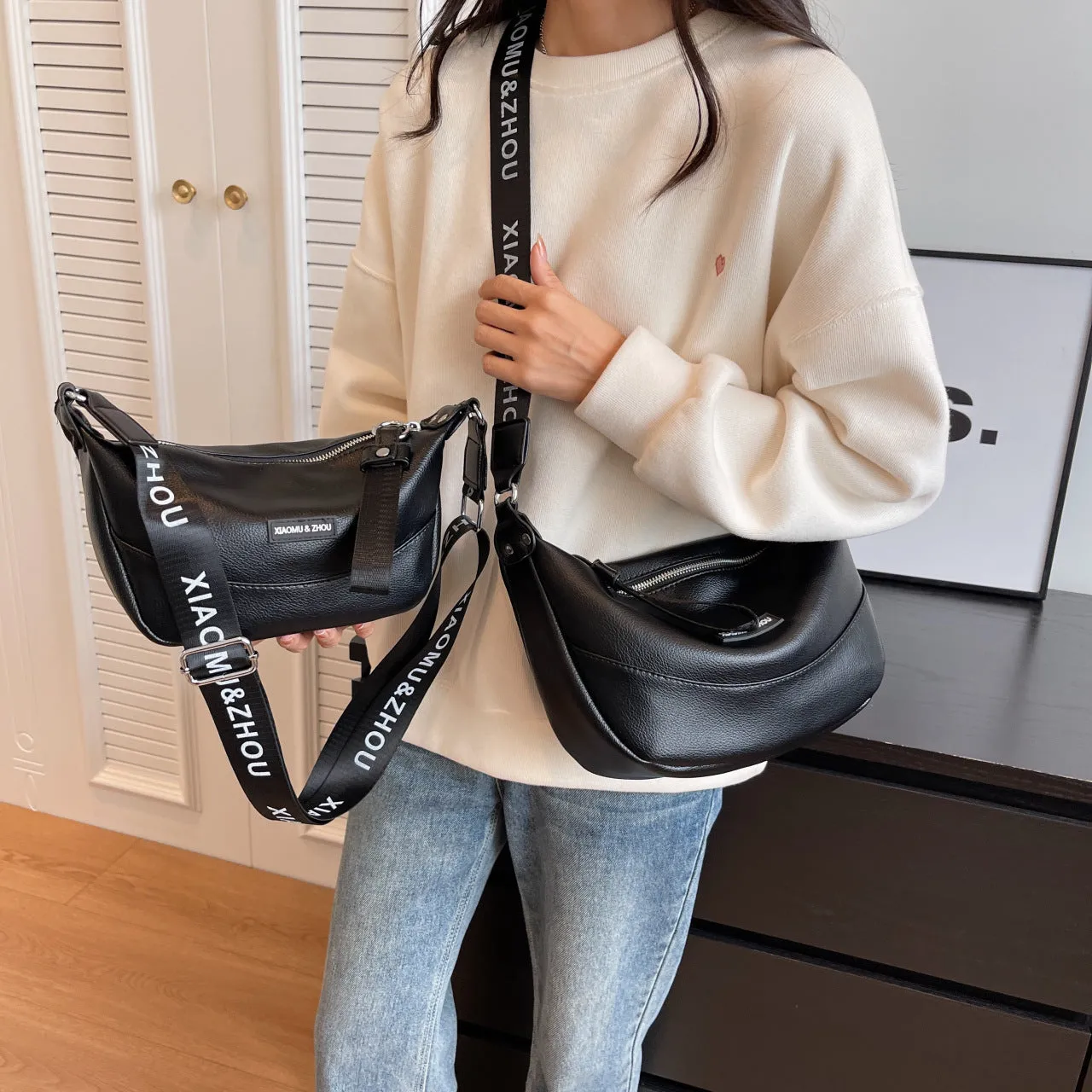 Women's Strap Lightweight Stitching Light Luxury Air Crossbody Bags