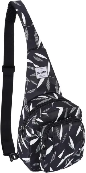 XEYOU Small Sling Bag - Lightweight One Strap Backpack Hiking Crossbody Chest Bag - Unisex Shoulder Daypack