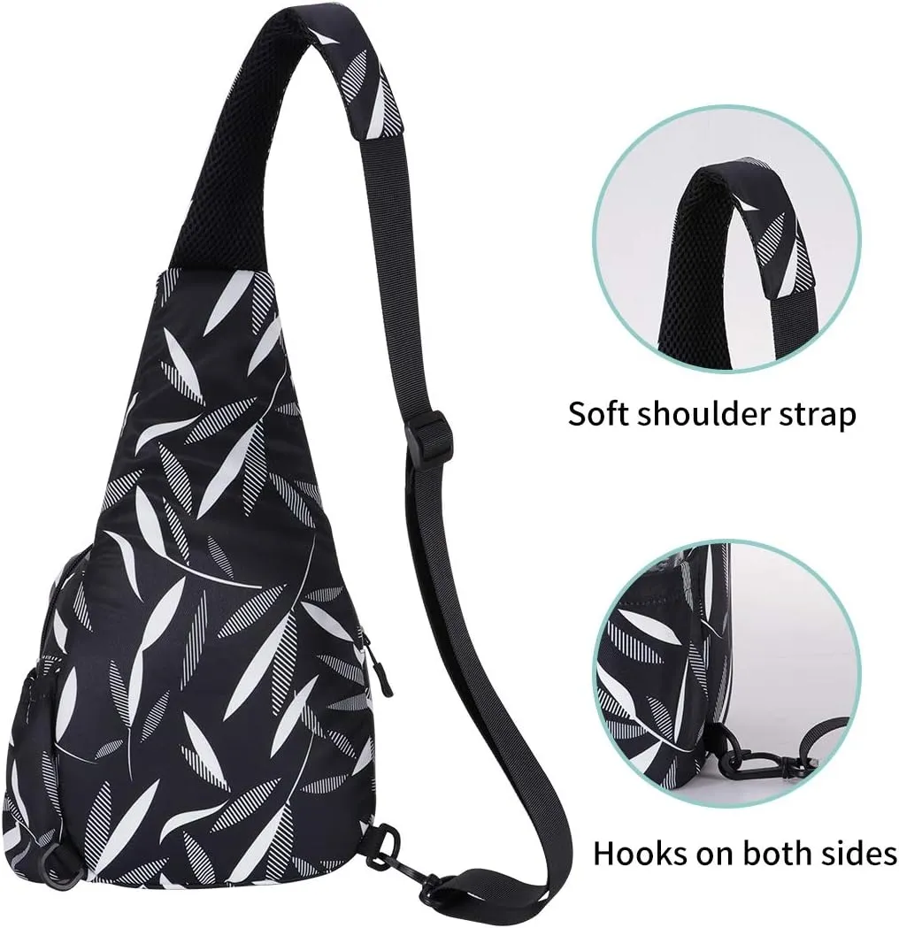XEYOU Small Sling Bag - Lightweight One Strap Backpack Hiking Crossbody Chest Bag - Unisex Shoulder Daypack