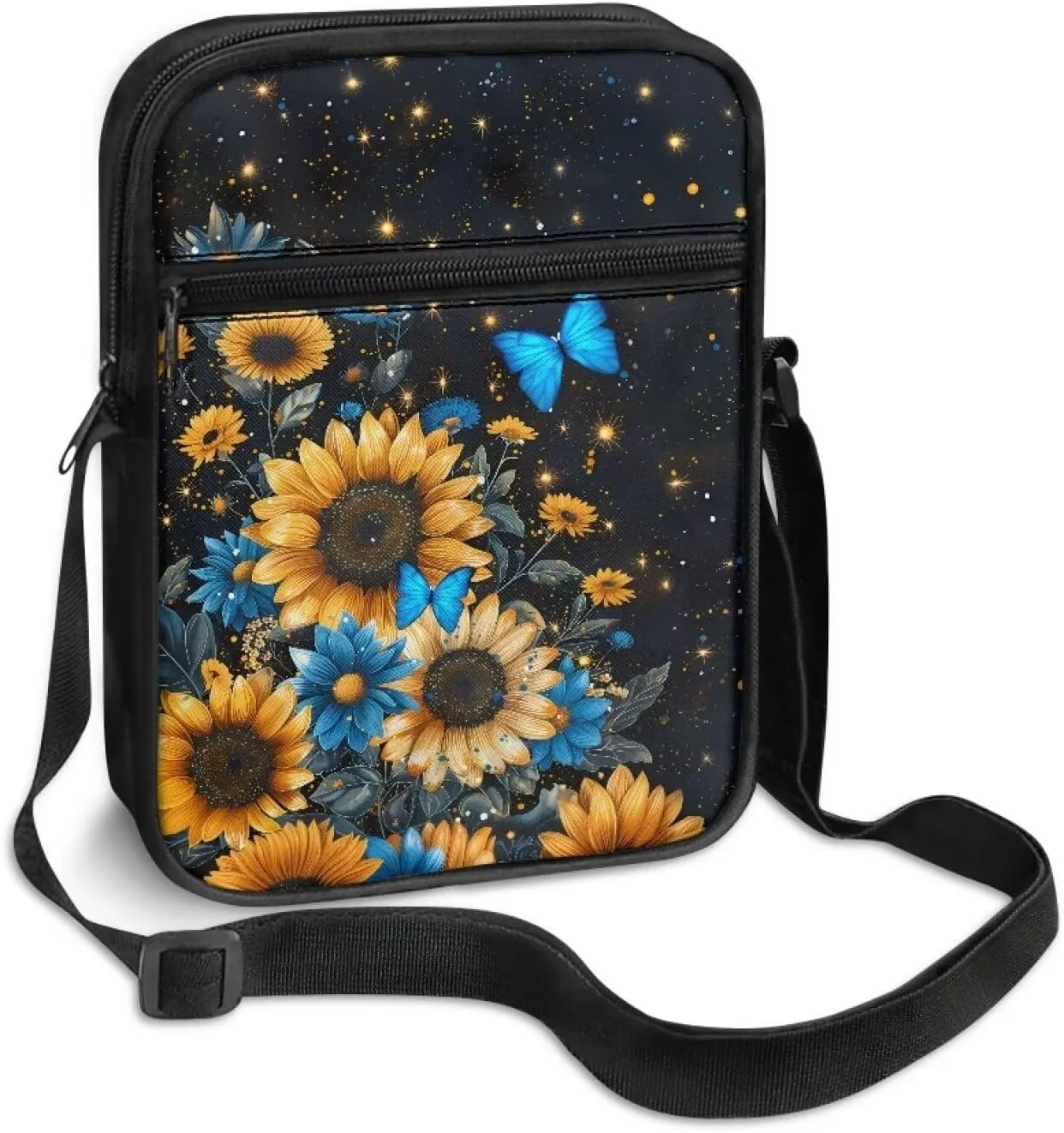 Xoenoiee Mini Messenger Bag for Women Men Small Crossbody Bag Lightweight Shoulder Bag Sling Bags Multi-functional