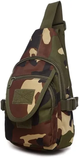 YABOO Tactical Combat Camouflage Chest Bag Outdoor Sports Hiking Shoulder Sling Bag Pouch