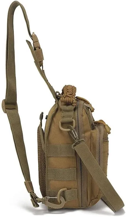 YABOO Tactical Molle Combat Camouflage Chest Bag Outdoor Sports Hiking Shoulder Sling Bag Pouch