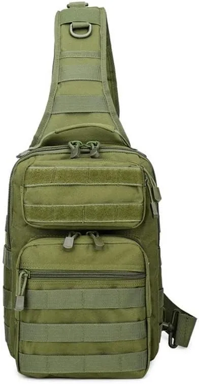 YABOO Tactical Molle Combat Camouflage Chest Bag Outdoor Sports Hiking Shoulder Sling Bag Pouch