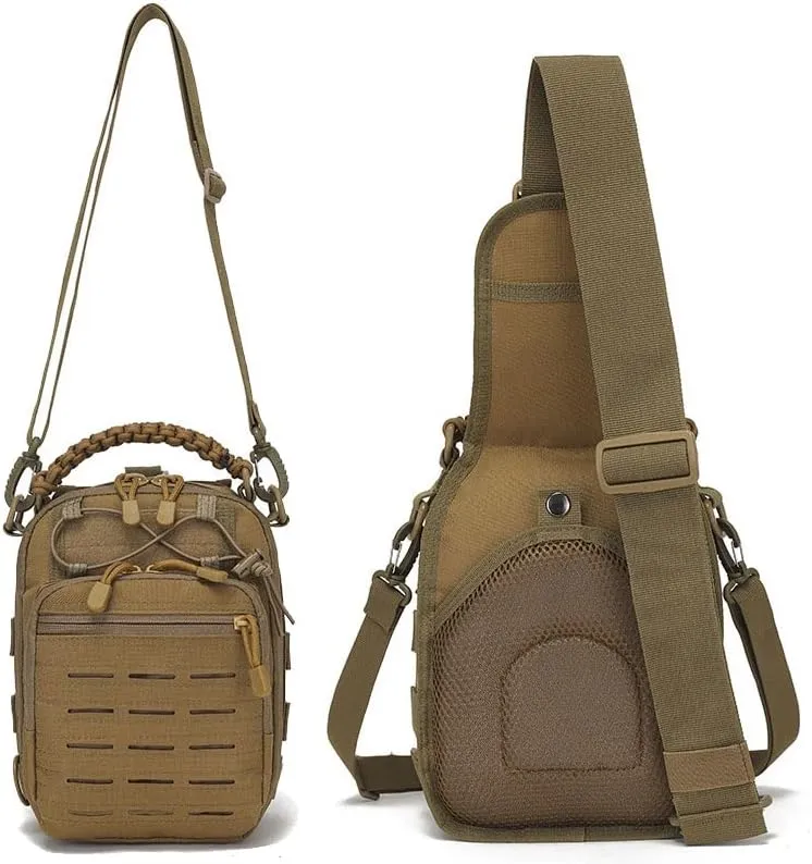 YABOO Tactical Molle Combat Camouflage Chest Bag Outdoor Sports Hiking Shoulder Sling Bag Pouch