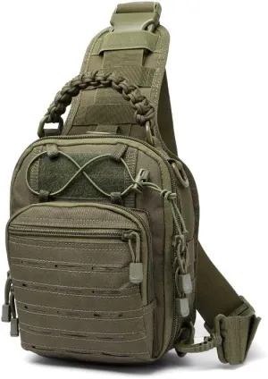 YABOO Tactical Molle Combat Camouflage Chest Bag Outdoor Sports Hiking Shoulder Sling Bag Pouch