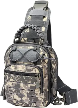 YABOO Tactical Molle Combat Camouflage Chest Bag Outdoor Sports Hiking Shoulder Sling Bag Pouch