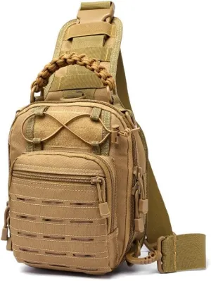 YABOO Tactical Molle Combat Camouflage Chest Bag Outdoor Sports Hiking Shoulder Sling Bag Pouch