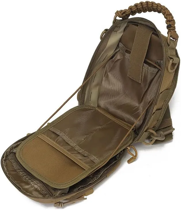 YABOO Tactical Molle Combat Camouflage Chest Bag Outdoor Sports Hiking Shoulder Sling Bag Pouch