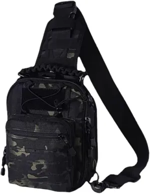 YABOO Tactical Molle Combat Camouflage Chest Bag Outdoor Sports Hiking Shoulder Sling Bag Pouch