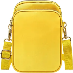 YINHEXI Small Crossbody Bags for Women, Mini Cell Phone Wallet Purse, Shoulder Bag for Women and Men (Yellow-L)