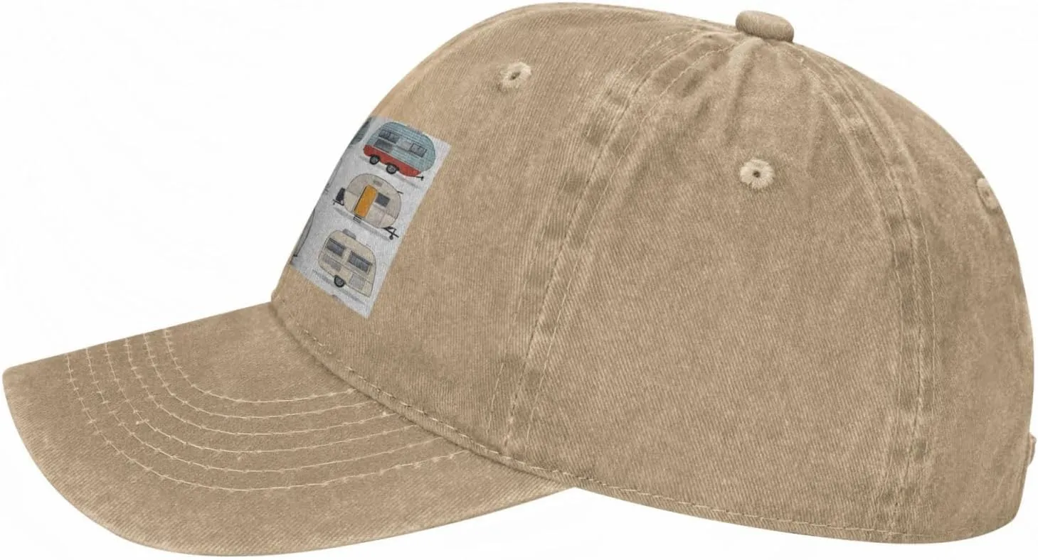 (You Make Me Happy Trailer) Vintage Washed Denim Baseball Cap for Women Men Adjustable Cotton Distressed Dad Hat