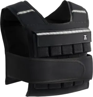 ZELUS 45lb Weighted Vest with Iron Weights for Exercise, Adjustable Weight Vest for Men, Workout Vest for Home Workouts Cardio Strength Training Weight Loss