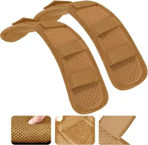 ZINZ 2-Pack Universal Shoulder Pad with Ultra Thick Cushion for Bag Luggage Bag Crossbody, Plus Long & Anti-Slip & Breathable,Khaki