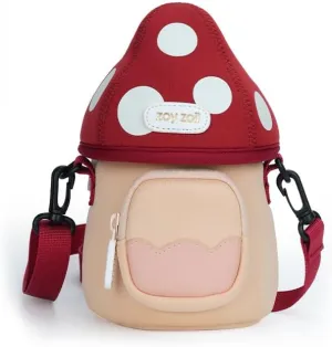 Zoy zoii Toddlers Crossbody Purse Mini Novelty Purse Gift for Little Girls (Mushroom)